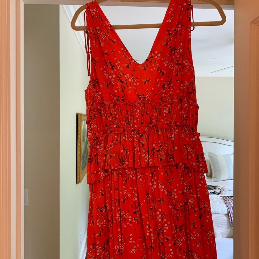 Line and Dot mini dress